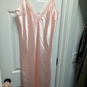 INC International Concepts Pink Satin Chemise